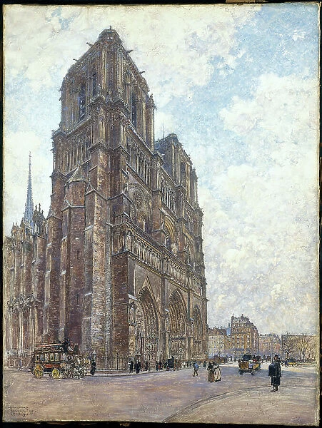 Notre-Dame de Paris, 02–1901. Creator: Unknown