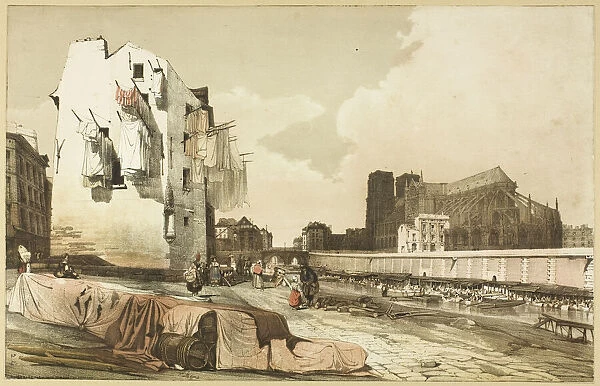 Notre Dame, Paris, 1839. Creator: Thomas Shotter Boys