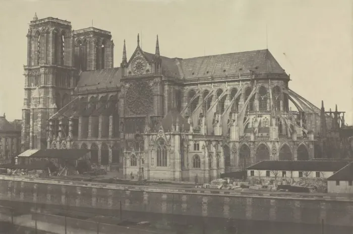 Framed Print : Notre Dame, Paris, 1852-1853. Creator: Edouard Baldus (French, 1813-1889) Framed Print : Notre Dame, Paris, 1852-1853. Creator: Edouard Baldus (French, 1813-1889)