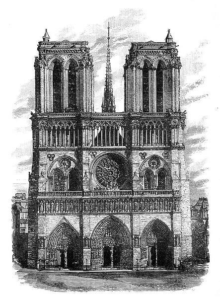 Notre Dame, Paris, c1888