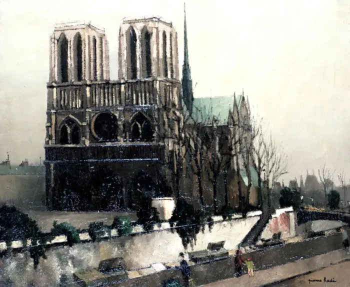 Framed Print : Notre Dame de Paris, c1900-1942 Artist: Pierre Hode Framed Print : Notre Dame de Paris, c1900-1942 Artist: Pierre Hode