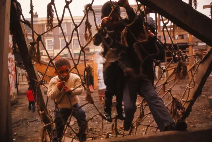 Framed Print : Notting Hill Adventure Playground, London, 1972. Artist: CM Dixon Framed Print : Notting Hill Adventure Playground, London, 1972. Artist: CM Dixon