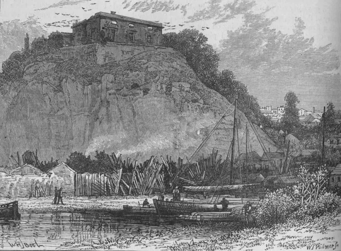 Framed Print : Nottingham Castle, c1880 Framed Print : Nottingham Castle, c1880