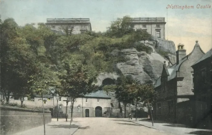 Framed Print : Nottingham Castle, late 19th-early 20th century. Creator: Unknown Framed Print : Nottingham Castle, late 19th-early 20th century. Creator: Unknown