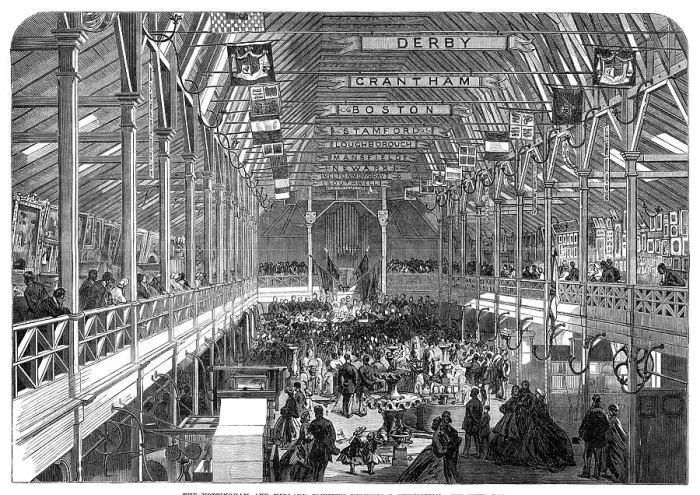 Framed Print : The Nottingham and Midland Counties Industrial Exhibition, 1865. Creator: Unknown Framed Print : The Nottingham and Midland Counties Industrial Exhibition, 1865. Creator: Unknown