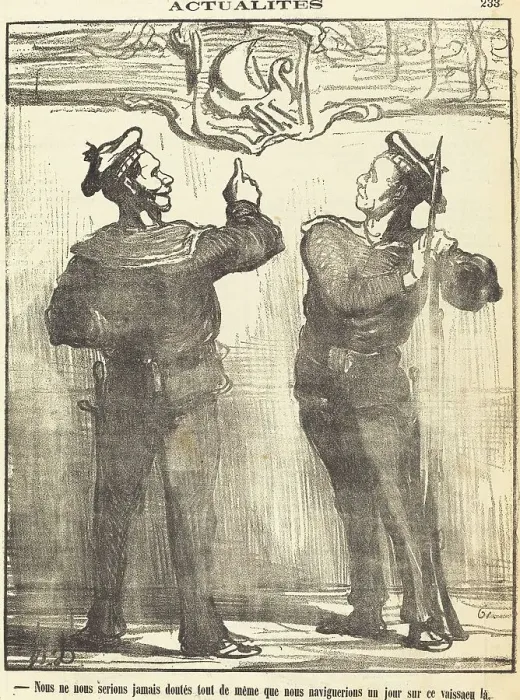 Framed Print : Nous ne nous serions jamais douté tout de même... 1870. Creator: Honore Daumier Framed Print : Nous ne nous serions jamais douté tout de même... 1870. Creator: Honore Daumier