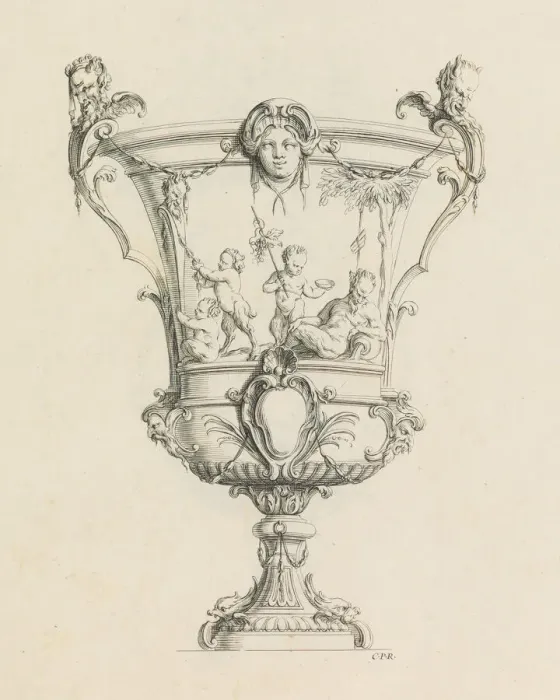 Framed Print : Nouveau Livre de Vases, 1716 or after. 1716 or after. Creator: Jean Bernard Toro Framed Print : Nouveau Livre de Vases, 1716 or after. 1716 or after. Creator: Jean Bernard Toro