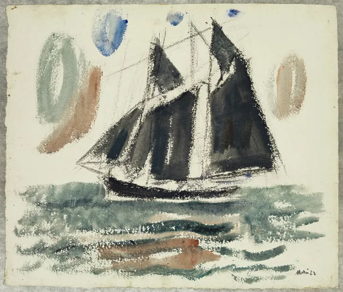 Framed Print : Nova Scotian, 1922. Creator: John Marin Framed Print : Nova Scotian, 1922. Creator: John Marin