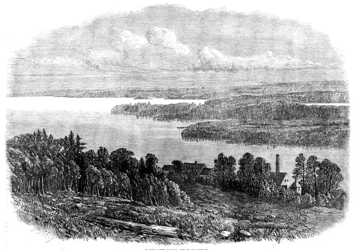 Framed Print : Nova Scotian Goldfields: Laidlaw's Farm, near Halifax, 1862. Creator: Smyth Framed Print : Nova Scotian Goldfields: Laidlaw's Farm, near Halifax, 1862. Creator: Smyth