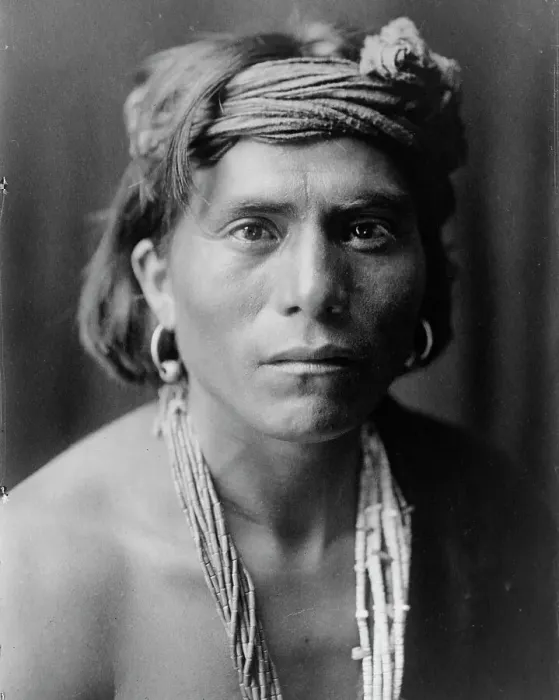 Framed Print : Nova-Walpi, c1906. Creator: Edward Sheriff Curtis Framed Print : Nova-Walpi, c1906. Creator: Edward Sheriff Curtis