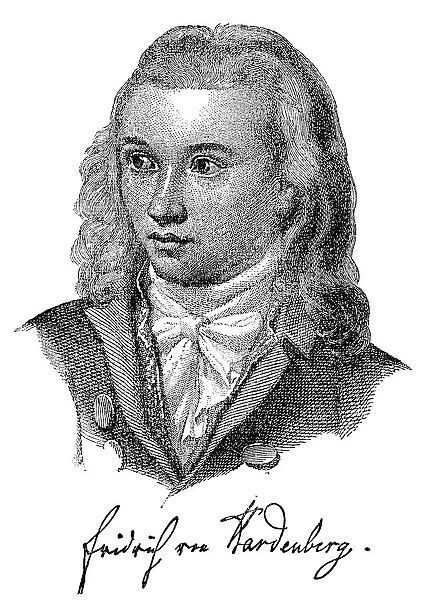 Novalis (1772-1801), pen-name of Friedrich von Hardenberg, German Romantic poet and novelist