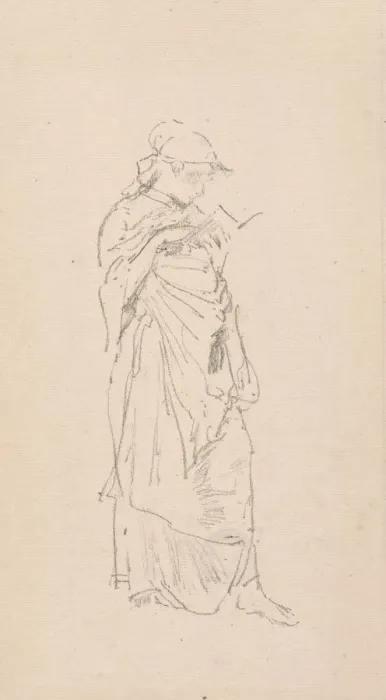 Framed Print : The Novel - Girl Reading, 1890. Creator: James McNeill Whistler (American, 1834-1903) Framed Print : The Novel - Girl Reading, 1890. Creator: James McNeill Whistler (American, 1834-1903)