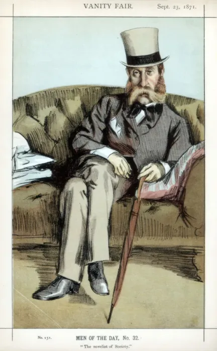 Framed Print : The novelist of Society, 1871. Artist: Coide Framed Print : The novelist of Society, 1871. Artist: Coide