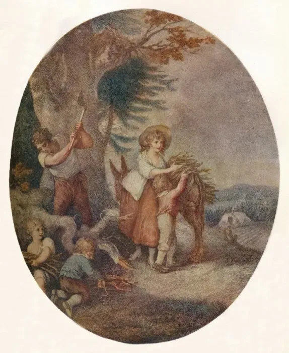 Framed Print : November, c1785. Artist: Daniel Gardner Framed Print : November, c1785. Artist: Daniel Gardner