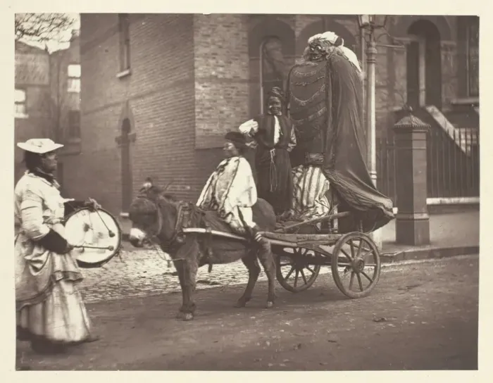 Framed Print : November Effigies, 1881. Creator: John Thomson Framed Print : November Effigies, 1881. Creator: John Thomson