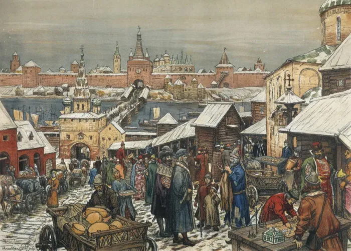 Framed Print : Novgorod Marketplace, end of 19th - early 20th century Framed Print : Novgorod Marketplace, end of 19th - early 20th century