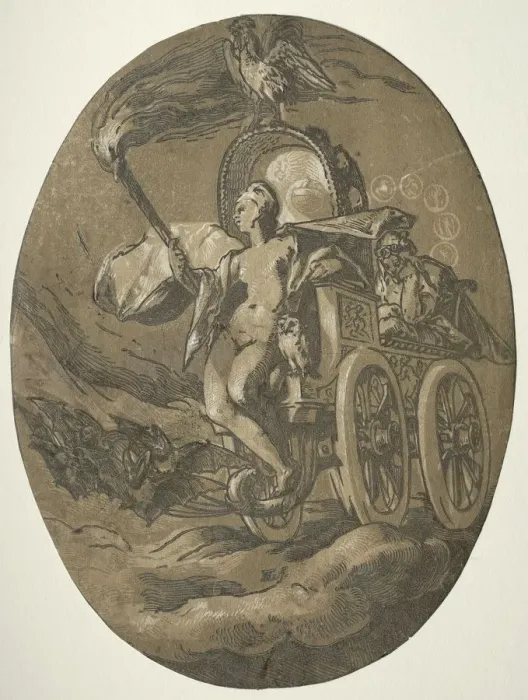 Framed Print : Nox. Creator: Hendrick Goltzius (Dutch, 1558-1617) Framed Print : Nox. Creator: Hendrick Goltzius (Dutch, 1558-1617)