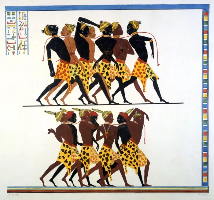 Framed Print : Nubian Slaves, 1832-1840 Framed Print : Nubian Slaves, 1832-1840