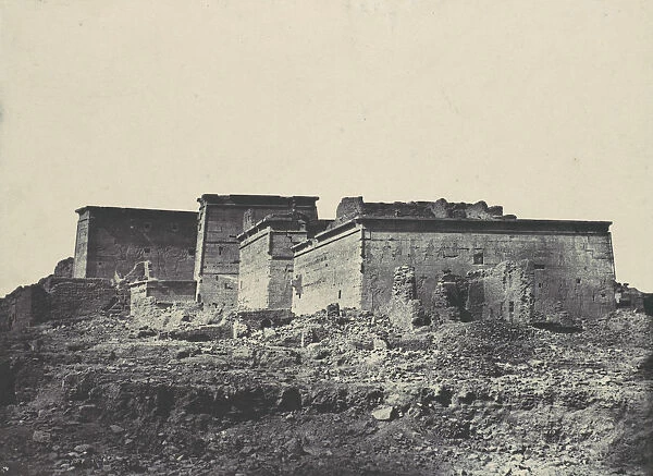 Nubie. Grand Temple d Isis, A Philoe. Vue generale prise du nord, 1850