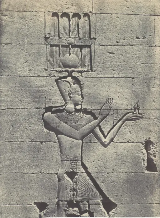 Framed Print : Nubie. Kalabscheh. Sculptures de la Facade posterieure du Temple, 1850 Framed Print : Nubie. Kalabscheh. Sculptures de la Facade posterieure du Temple, 1850