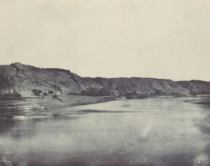 Framed Print : Nubie. Rive Orientale du Nil (Village de Bab). Vue prise au sud de Philoe, 1850 Framed Print : Nubie. Rive Orientale du Nil (Village de Bab). Vue prise au sud de Philoe, 1850