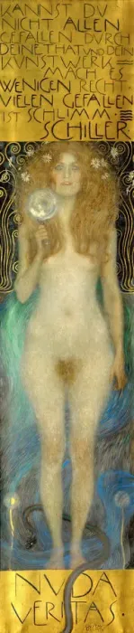 Framed Print : Nuda Veritas, 1899. Artist: Klimt, Gustav (1862-1918) Framed Print : Nuda Veritas, 1899. Artist: Klimt, Gustav (1862-1918)