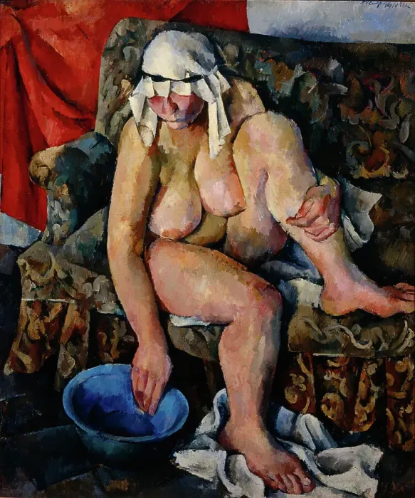 Framed Print : Nude, 1922. Creator: Osmiorkin, Alexander Alexandrovich (1892-1953) Framed Print : Nude, 1922. Creator: Osmiorkin, Alexander Alexandrovich (1892-1953)