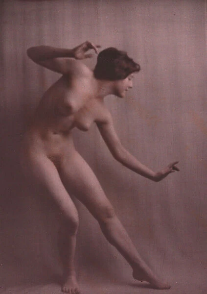 Nude dancer, between 1906 and 1942. Creator: Arnold Genthe