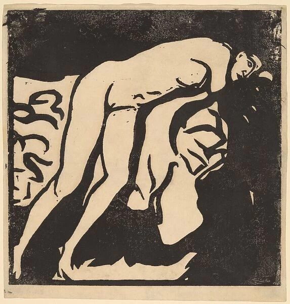 Nude Girl, 1906. Creator: Ernst Kirchner