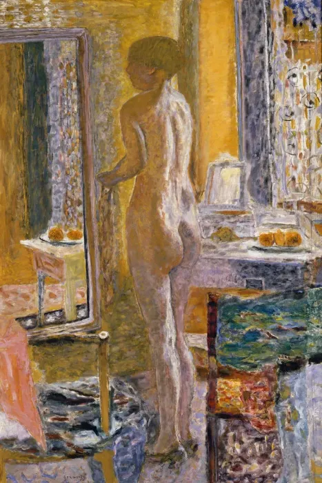 Framed Print : Nude in front of a mirror, 1931 Framed Print : Nude in front of a mirror, 1931
