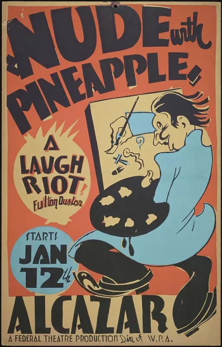 Framed Print : Nude with Pineapple, San Francisco, 1938. Creator: Unknown Framed Print : Nude with Pineapple, San Francisco, 1938. Creator: Unknown