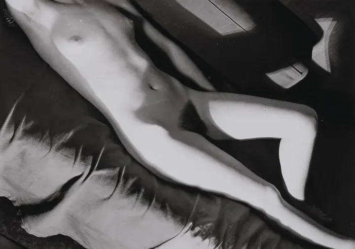 Framed Print : Nude (positive), 1931. Creator: Moholy-Nagy, Laszlo (1895-1946)