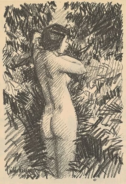 Nude [recto], 1918. Creator: Frederick Childe Hassam