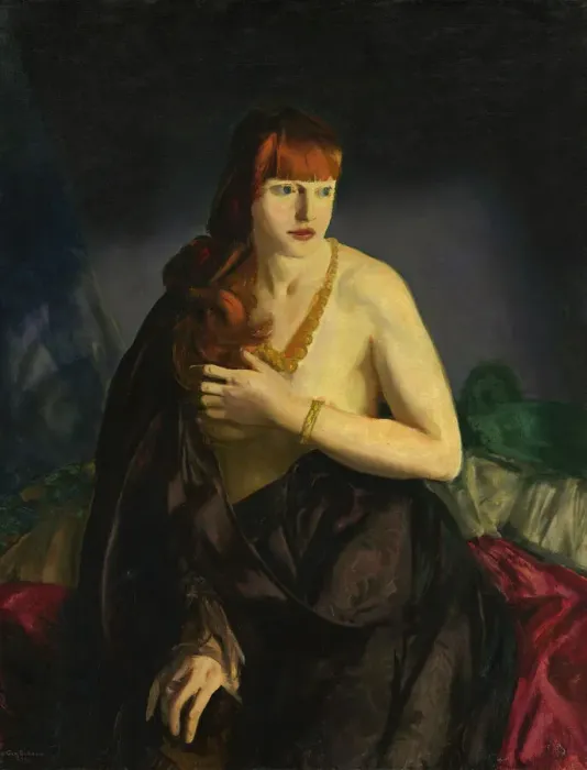 Framed Print : Nude with Red Hair, 1920. Creator: George Wesley Bellows Framed Print : Nude with Red Hair, 1920. Creator: George Wesley Bellows