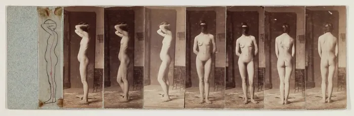 Framed Print : Nude Series #37, Brooklyn No. 2, c1883. Creator: Thomas Eakins Framed Print : Nude Series #37, Brooklyn No. 2, c1883. Creator: Thomas Eakins