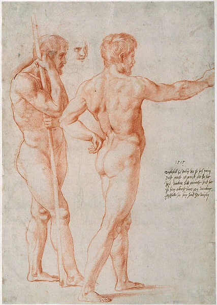 Two Nude Studies, 1515. Artist: Raphael (1483-1520)