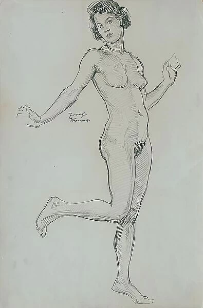 Nude study, 1925. Creator: Josef Wawra