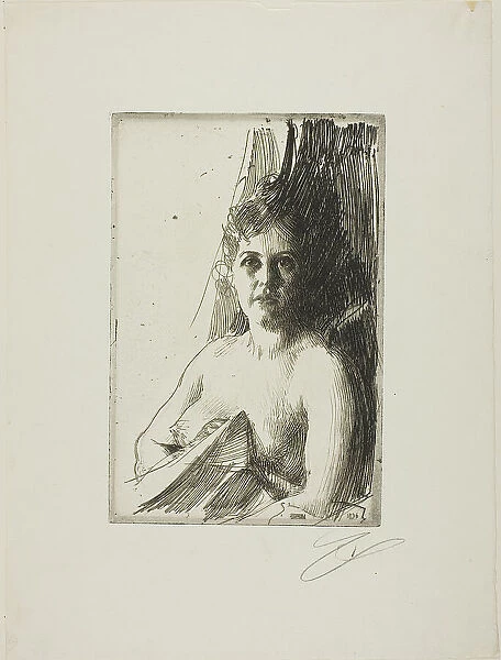 Nude Study III, 1896. Creator: Anders Leonard Zorn