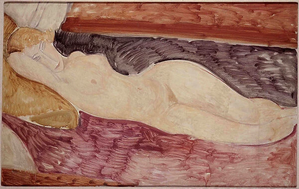 Nude Woman Lying Down, 1918-1919