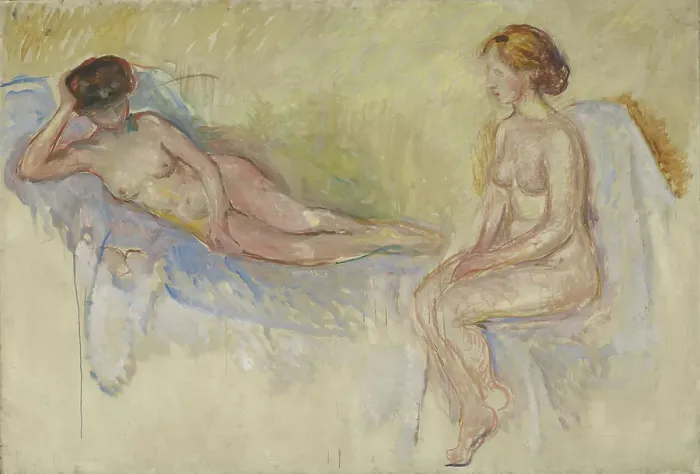 Framed Print : Two Nudes, Between 1902 and 1903. Creator: Edvard Munch Framed Print : Two Nudes, Between 1902 and 1903. Creator: Edvard Munch