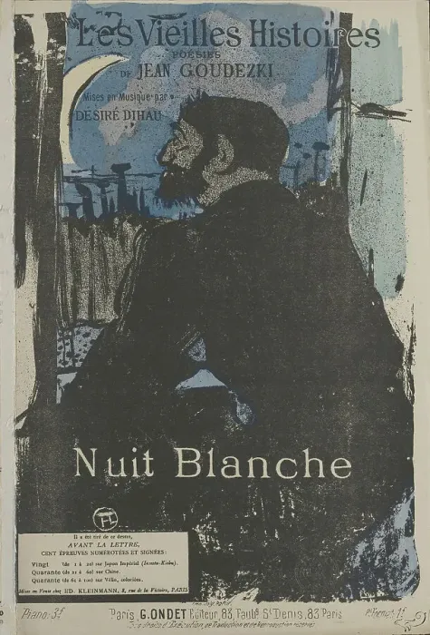 Framed Print : Nuit Blanche, 1893. Creator: Toulouse-Lautrec, Henri, de (1864-1901) Framed Print : Nuit Blanche, 1893. Creator: Toulouse-Lautrec, Henri, de (1864-1901)