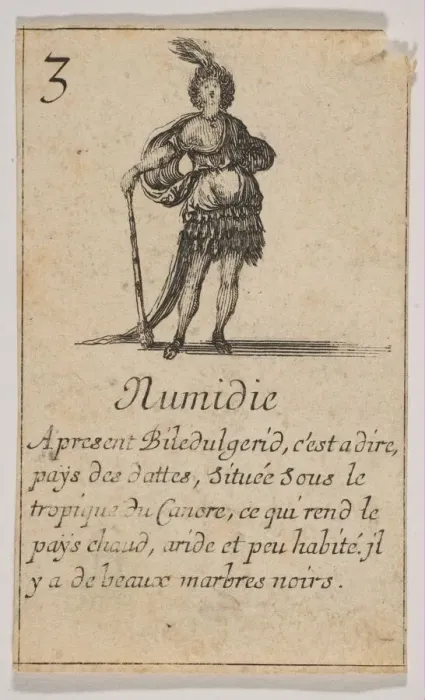 Framed Print : Numidie, 1644. Creator: Stefano della Bella Framed Print : Numidie, 1644. Creator: Stefano della Bella