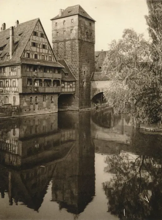 Framed Print : Nuremberg - Hunkersteg, 1931. Artist: Kurt Hielscher Framed Print : Nuremberg - Hunkersteg, 1931. Artist: Kurt Hielscher