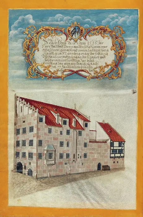Framed Print : The Nuremberg Residence of the Derrer Family, about 1626-1711. Creator: Georg Strauch Framed Print : The Nuremberg Residence of the Derrer Family, about 1626-1711. Creator: Georg Strauch