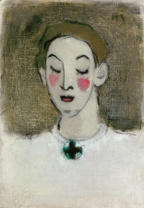 Framed Print : Nurse I (Kaija Lahtinen), 1943. Creator: Helene Schjerfbeck Framed Print : Nurse I (Kaija Lahtinen), 1943. Creator: Helene Schjerfbeck