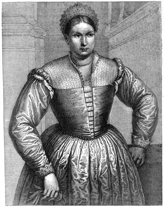 Framed Print : The nurse of the Medici family, 1882. Artist: Paris Bordone Framed Print : The nurse of the Medici family, 1882. Artist: Paris Bordone