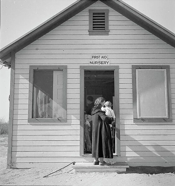 Nursery, Kern migrant camp, California, 1936. Creator: Dorothea Lange
