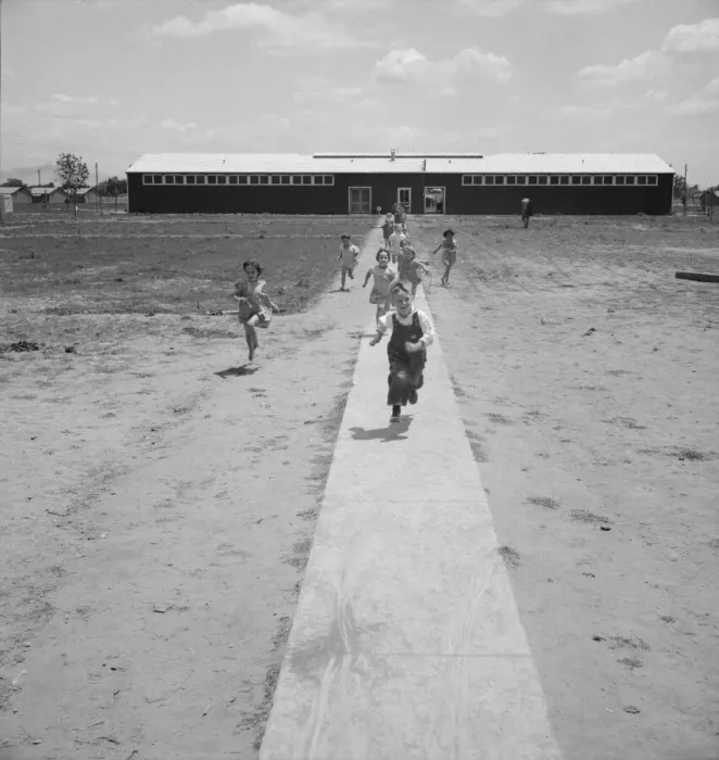Framed Print : Nursery school children showing community... Farmersville FSA camp, Tulare County, CA, 1939 Creator: Dorothea Lange Framed Print : Nursery school children showing community... Farmersville FSA camp, Tulare County, CA, 1939 Creator: Dorothea Lange