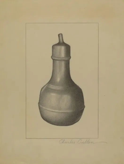 Framed Print : Nursing Bottle, 1936. Creator: Charles Cullen Framed Print : Nursing Bottle, 1936. Creator: Charles Cullen
