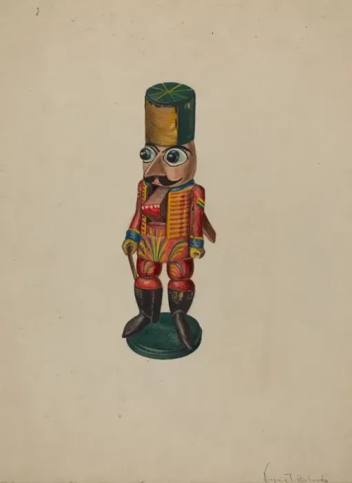 Framed Print : Nutcracker, c. 1937. Creator: Virginia Richards Framed Print : Nutcracker, c. 1937. Creator: Virginia Richards